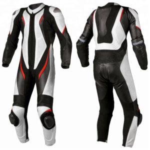 Leather motor bike suit